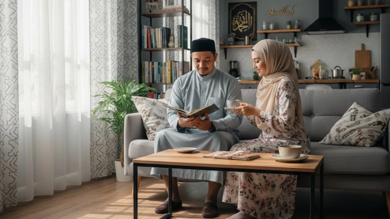 Pengertian dan Makna Kata-Kata Bijak Rumah Tangga Islami (c) Ilustrasi AI