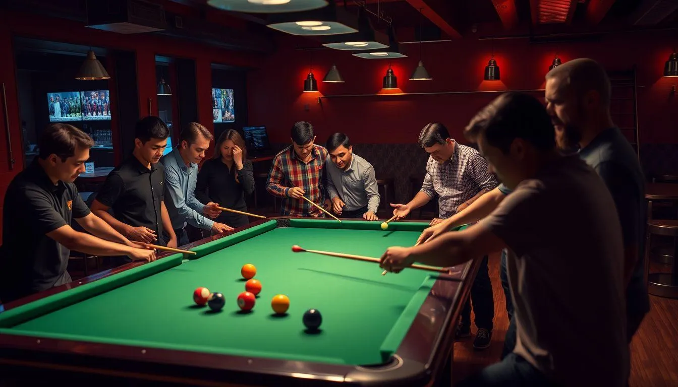 Kata-Kata Billiard Keren untuk Team dan Komunitas (c) Ilustrasi AI