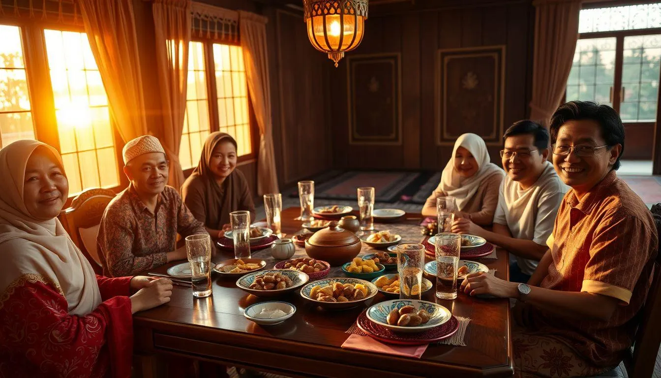 Kumpulan Kata Kata Buka Puasa Lucu Terpopuler (c) Ilustrasi AI