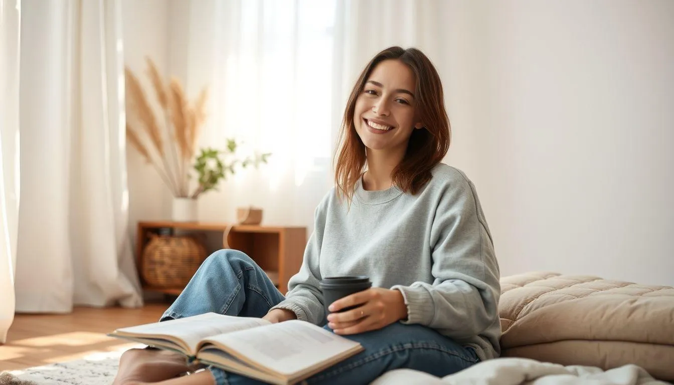 Kumpulan Caption IG Bahagia untuk Berbagai Momen (c) Ilustrasi AI