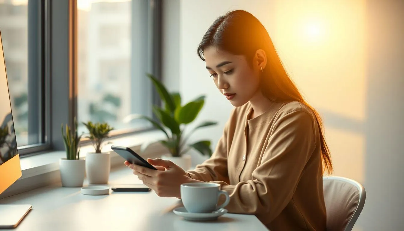 Tips Memilih Caption WA Aesthetic yang Tepat (c) Ilustrasi AI