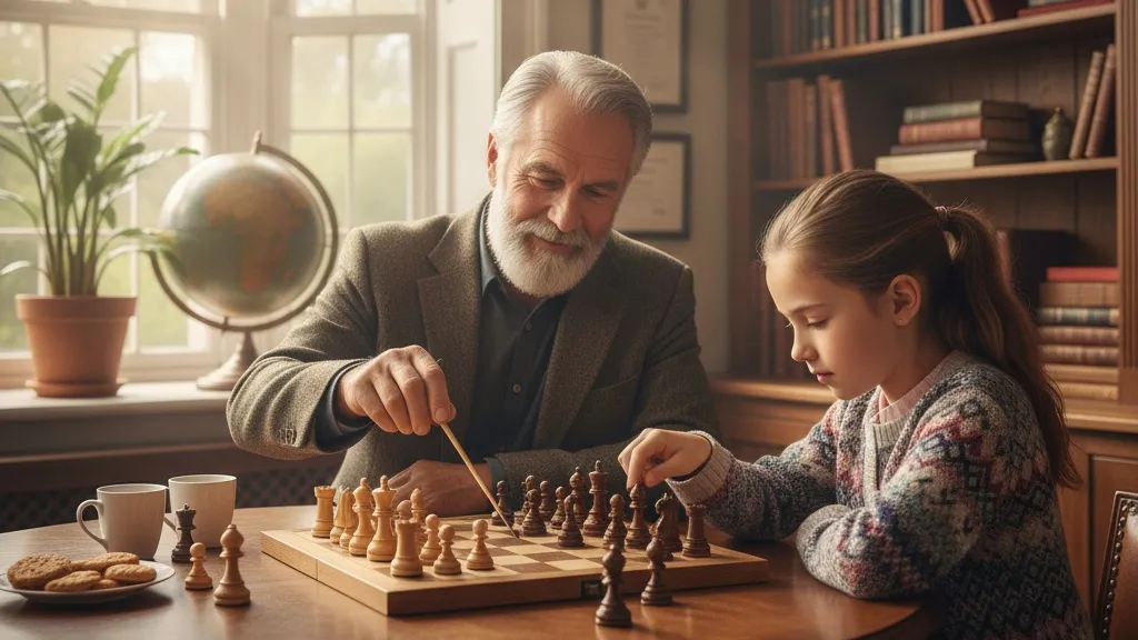 Pembelajaran dan Pengembangan Diri Melalui Catur (c) Ilustrasi AI