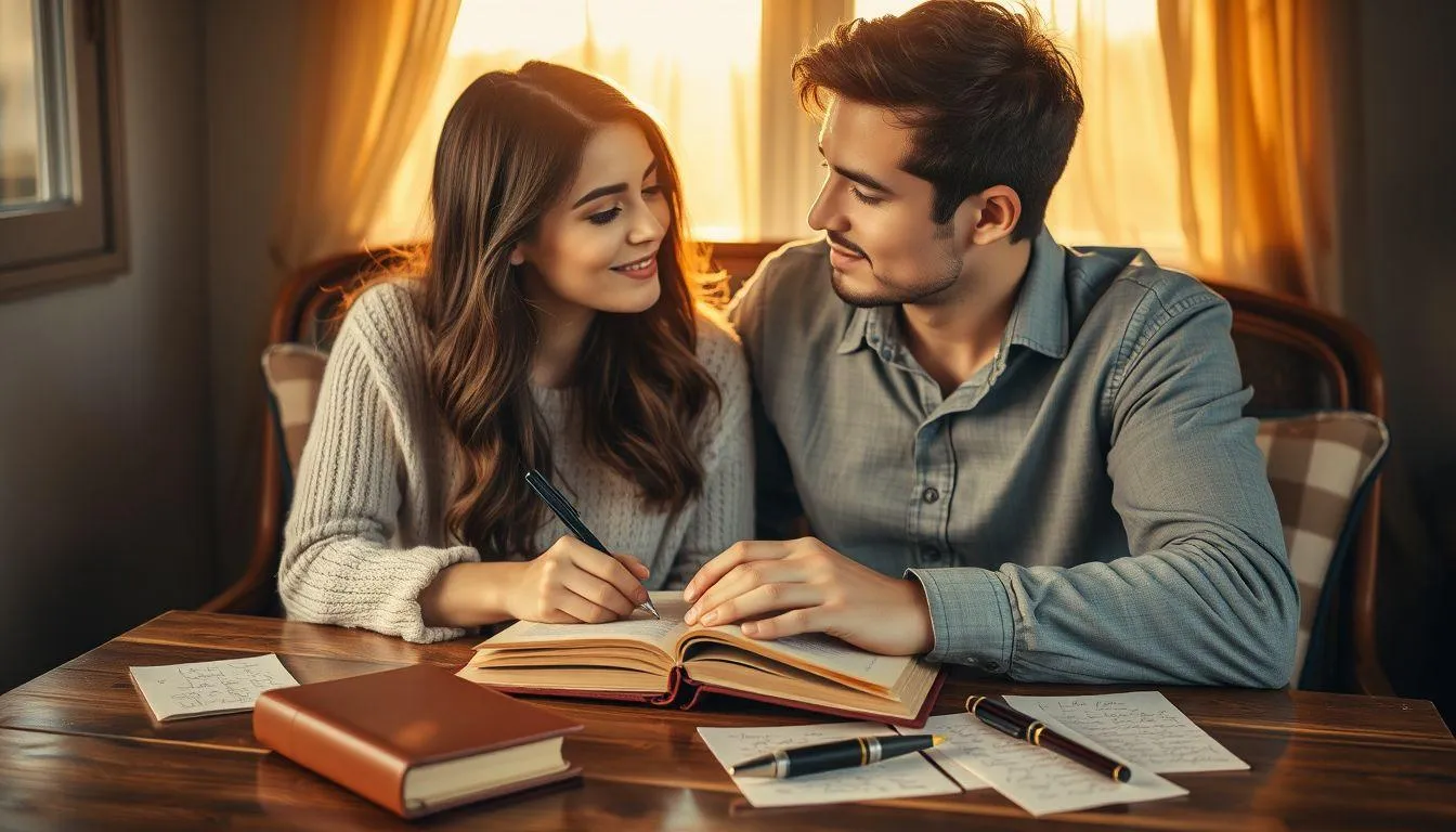 Tips Menciptakan Kata-Kata Cinta Keren Sendiri (c) Ilustrasi AI