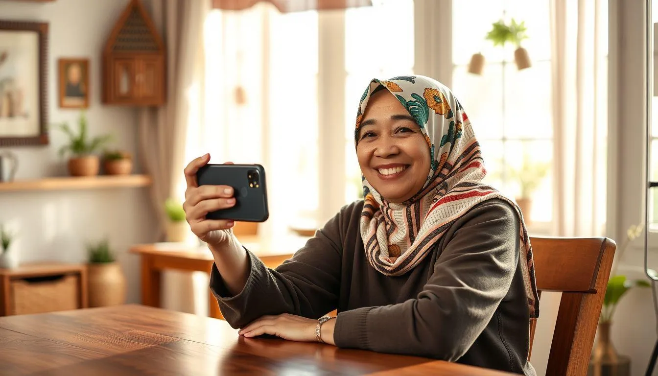 Evolusi Kata Kata Emak Lucu di Era Digital (c) Ilustrasi AI