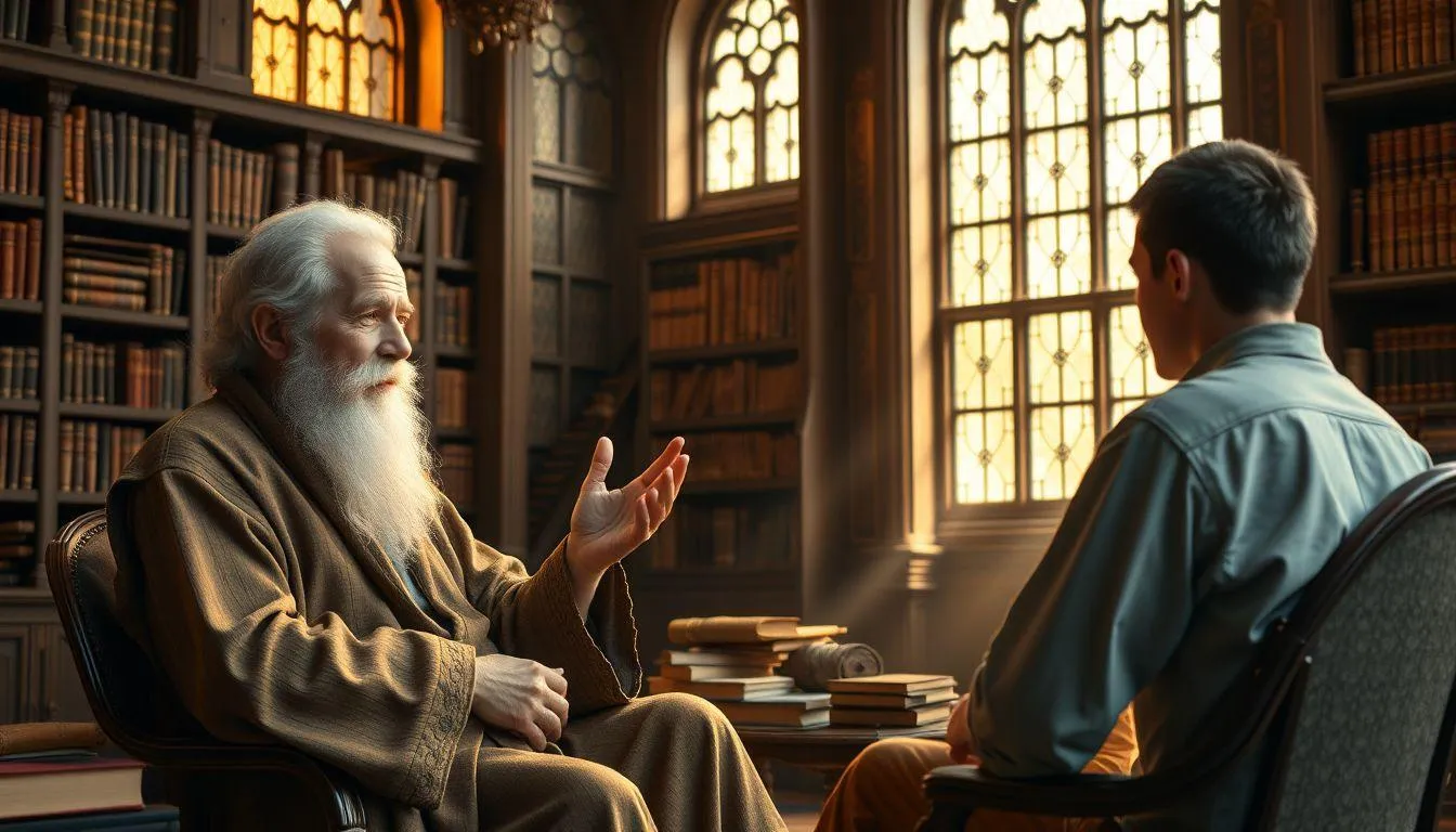 Cara Menggunakan Kata-Kata Filsafat Sindiran dengan Bijak (c) Ilustrasi AI