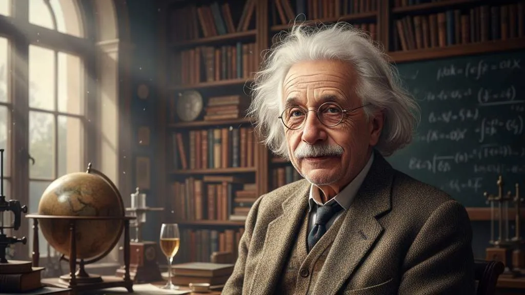 Kata-Kata Fisika Keren dari Albert Einstein (c) Ilustrasi AI