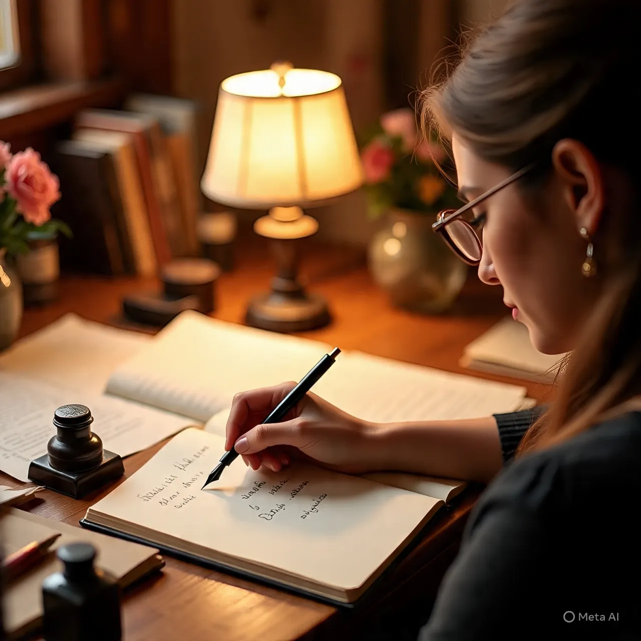 Penerapan Kata Kata Hari Ini Aesthetic di Media Sosial (c) Ilustrasi AI