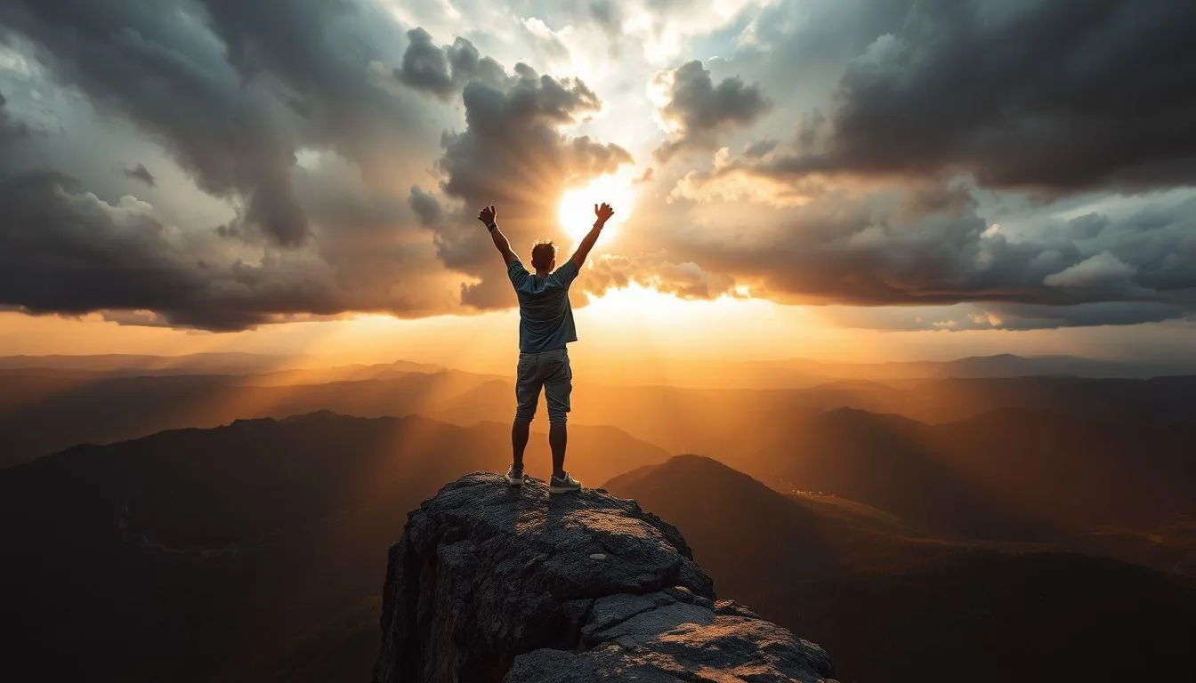 Mengatasi Tantangan dengan Mindset Positif (c) Ilustrasi AI