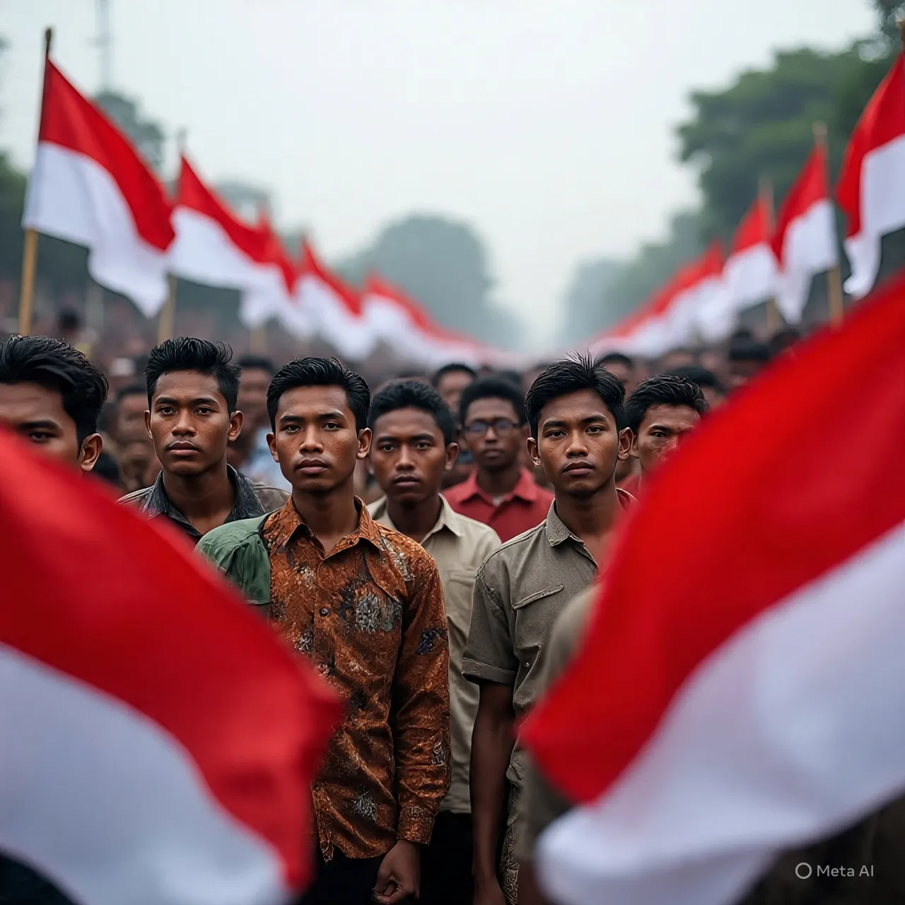 Implementasi Semangat Sumpah Pemuda dalam Kehidupan Sehari-hari (c) Ilustrasi AI