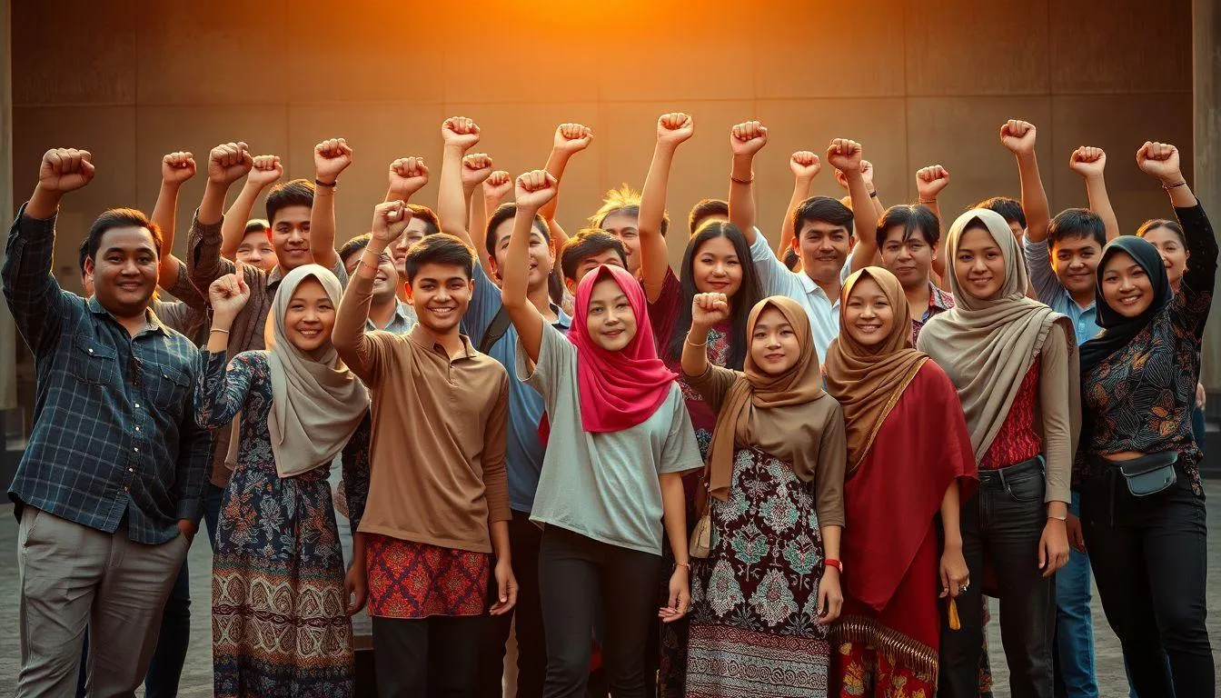 Kata Kata Hari Sumpah Pemuda untuk Media Sosial (c) Ilustrasi AI