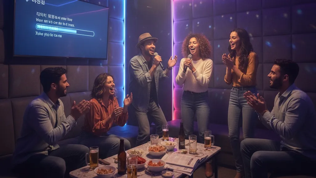 Tips Menggunakan Kata-Kata Karaoke Lucu dengan Efektif (c) Ilustrasi AI