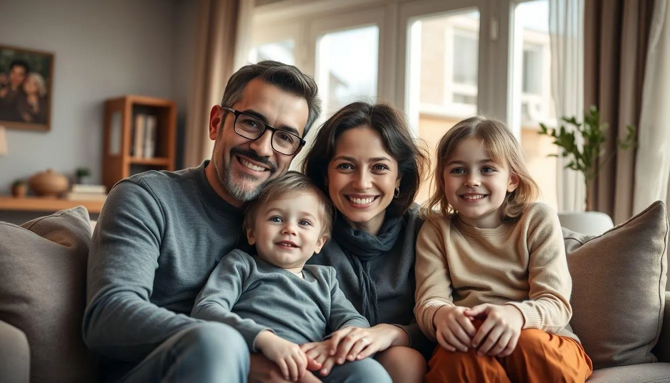 Kata Kata Keluarga Kecil Penuh Cinta dan Kasih Sayang (c) Ilustrasi AI