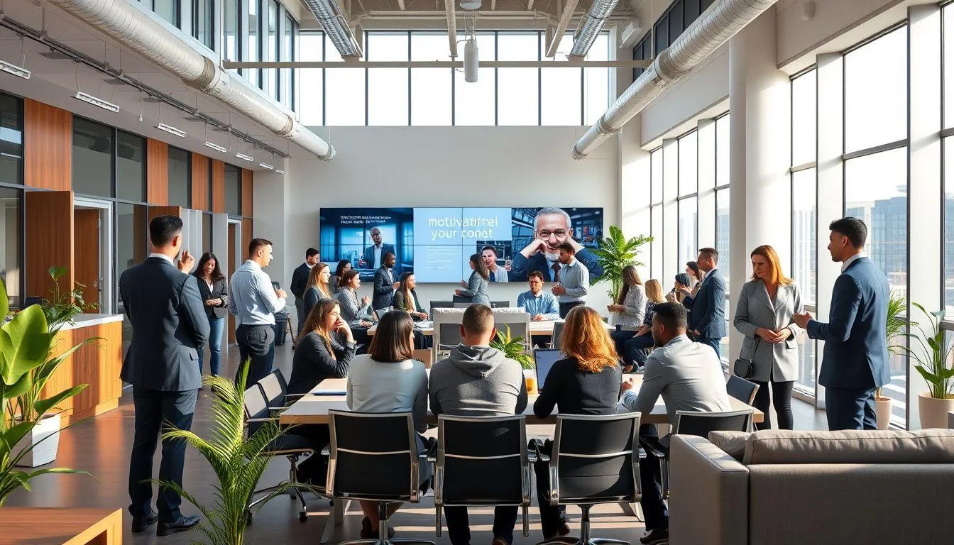 Implementasi Kata Kata Kerja Hari Ini dalam Budaya Kerja (c) Ilustrasi AI