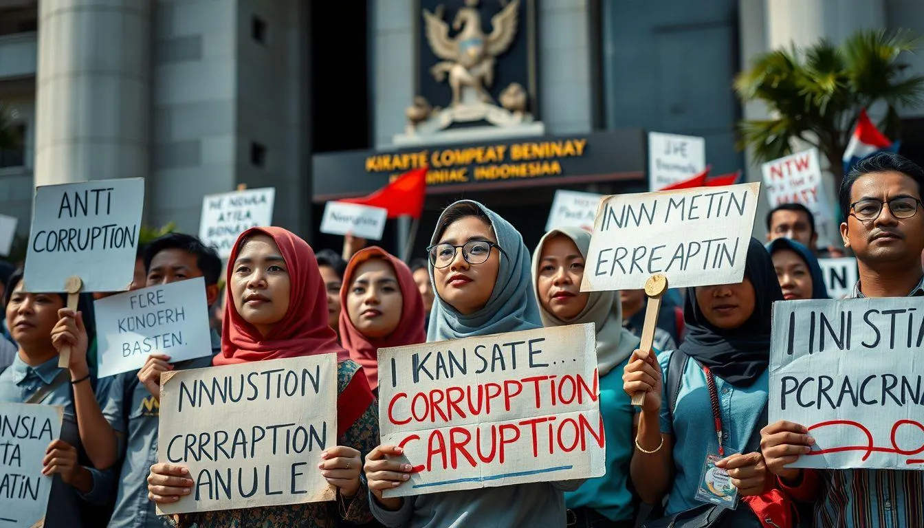 Contoh Sindiran Lucu untuk Koruptor (c) Ilustrasi AI