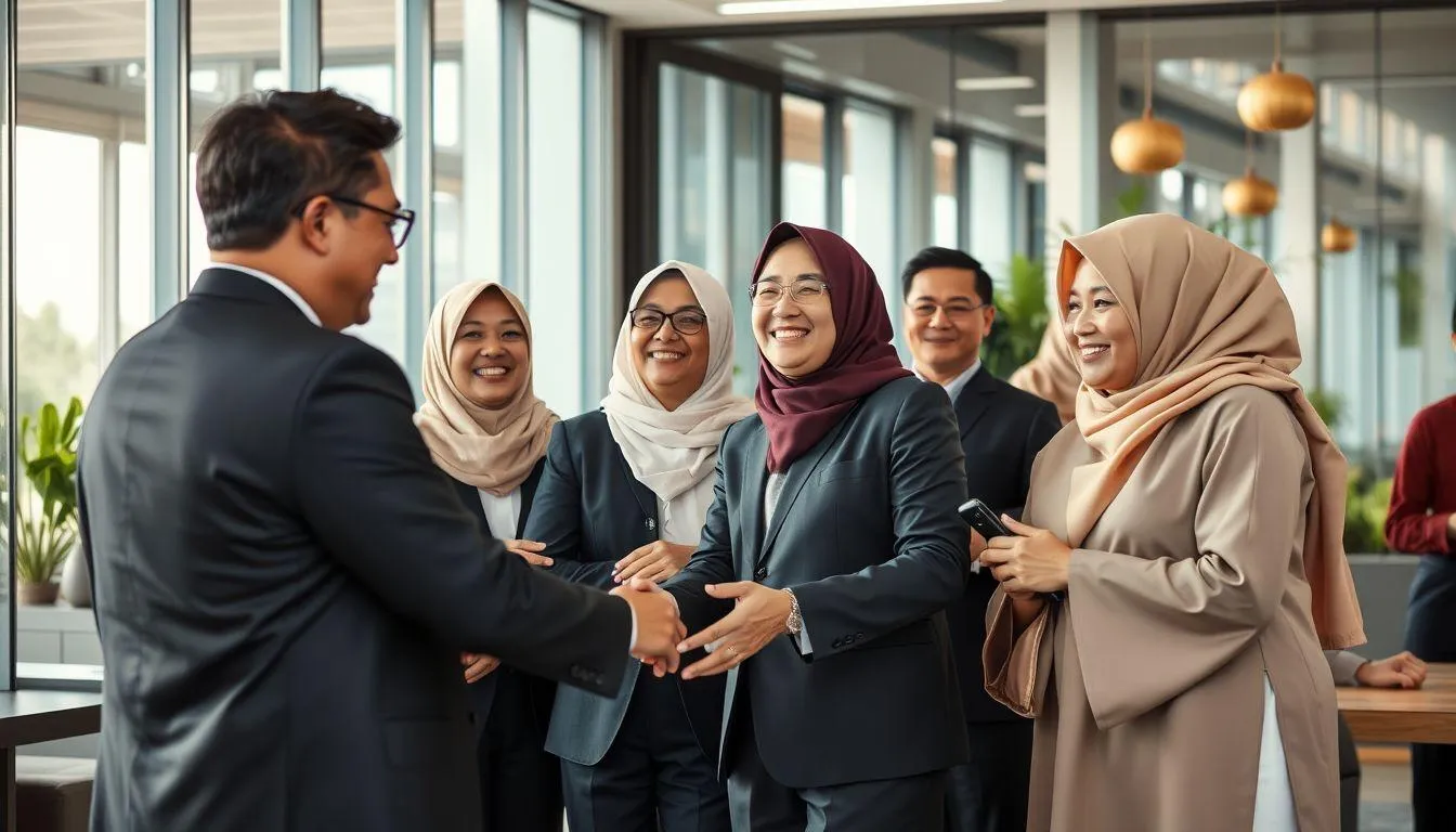 Kata Kata Lebaran 2026 untuk Rekan Kerja dan Profesional (c) Ilustrasi AI
