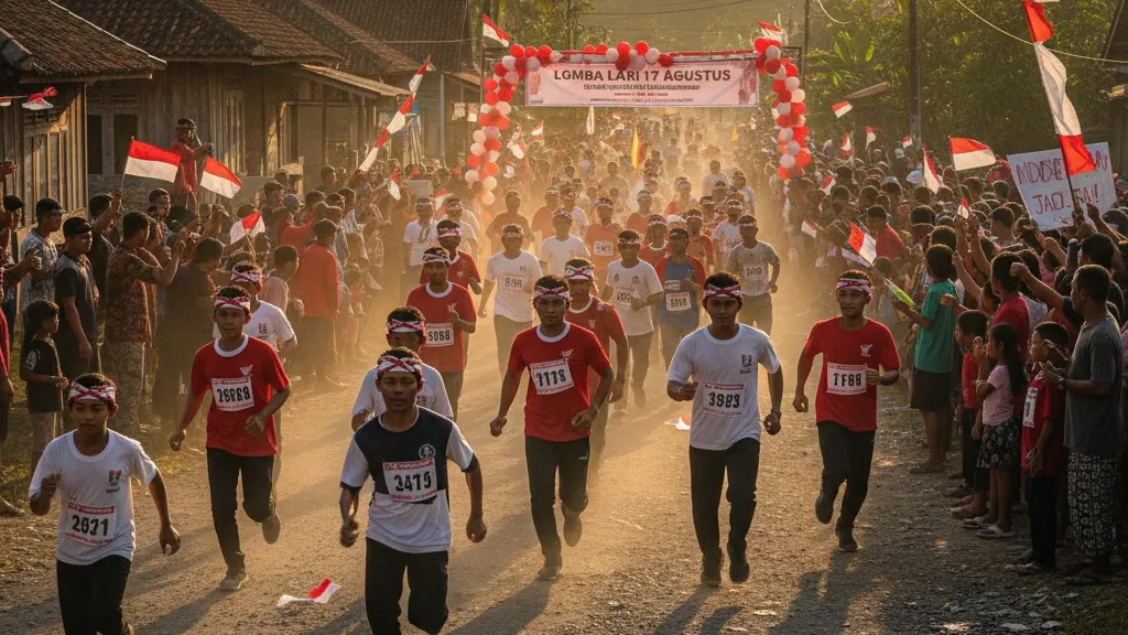 Tips Membuat Kata-Kata Lucu 17 Agustus yang Kreatif (c) Ilustrasi AI