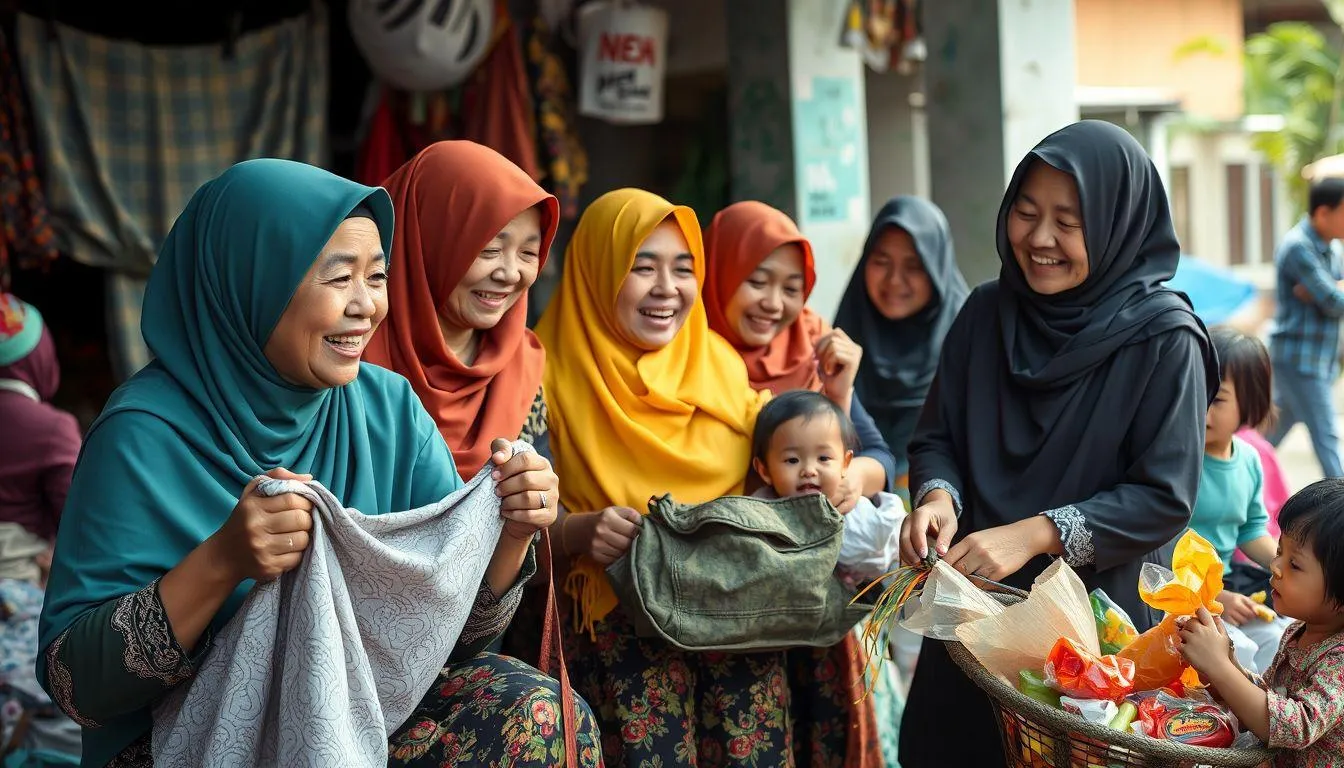 Tema-Tema Populer dalam Kata-Kata Lucu Emak-Emak (c) Ilustrasi AI