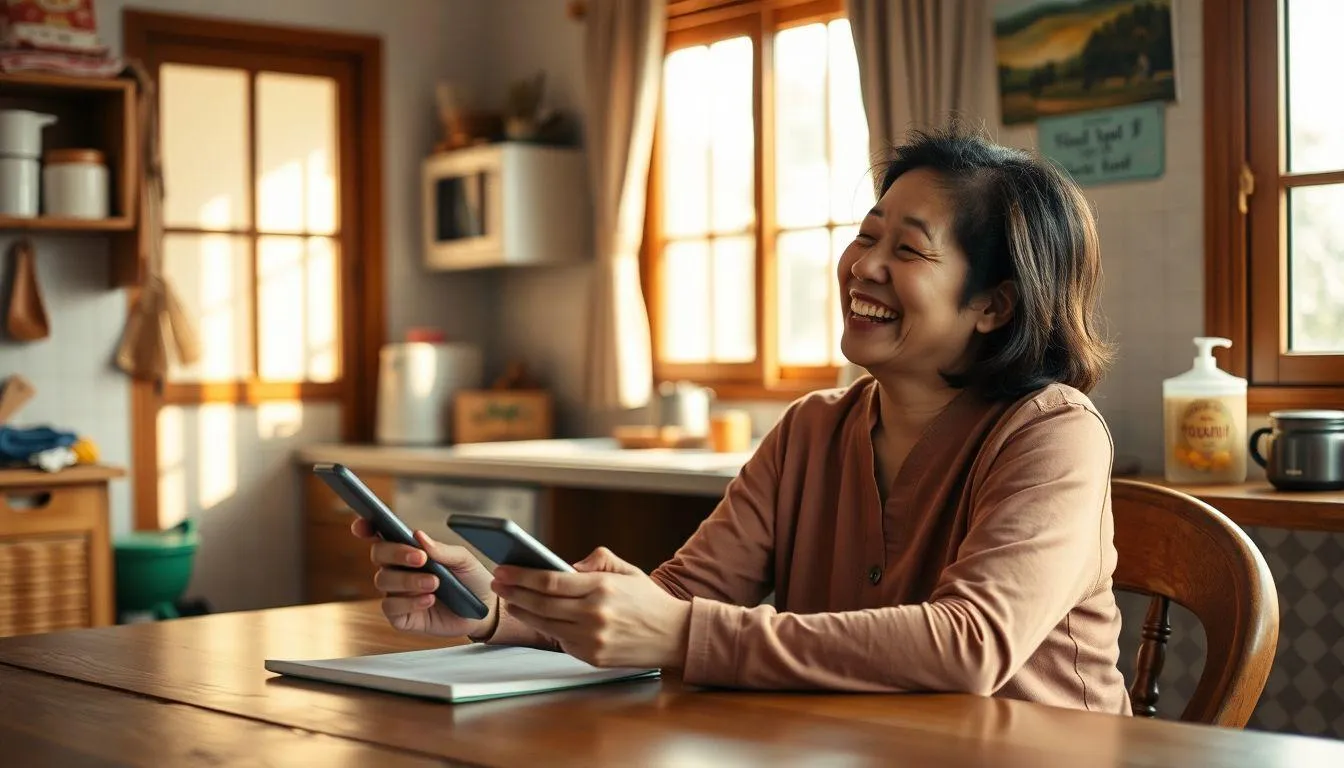 Dampak Viral Kata-Kata Lucu Emak-Emak di Media Sosial (c) Ilustrasi AI