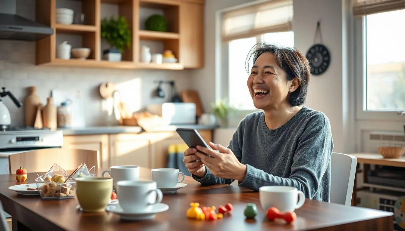 Tips Menciptakan Kata-Kata Lucu ala Emak-Emak yang Engaging (c) Ilustrasi AI