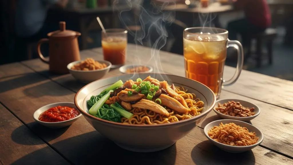 Meme dan Quote Viral Tentang Mie Ayam (c) Ilustrasi AI