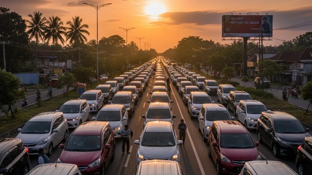Pengertian dan Makna Kata-Kata Lucu Mudik (c) Ilustrasi AI