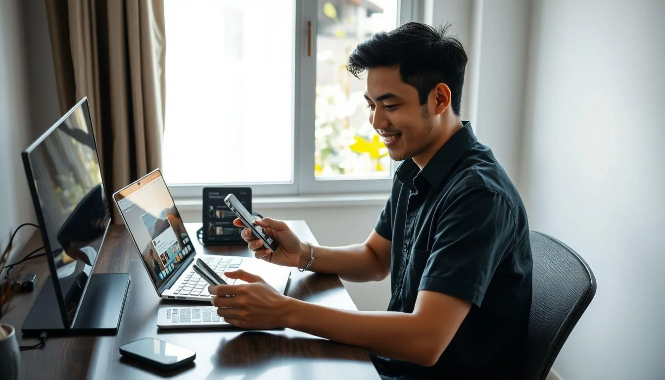 Penggunaan Kata-Kata Lucu Singkong dalam Media Sosial (c) Ilustrasi AI