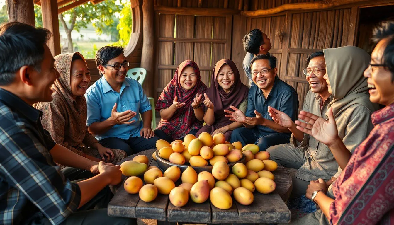 Tebak-Tebakan dan Jokes Mangga yang Menggelitik (c) Ilustrasi AI