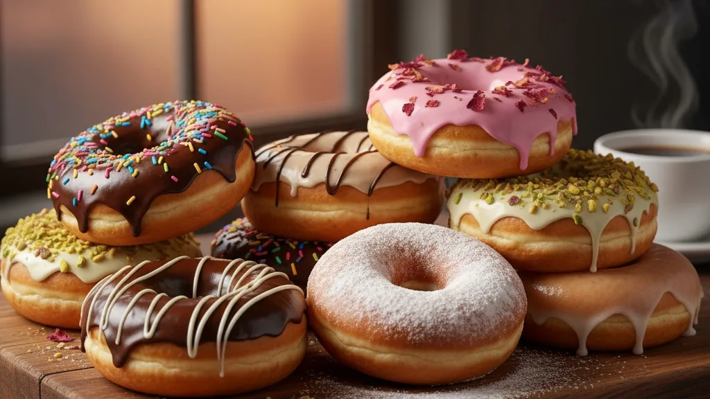 Kata-Kata Jenaka Tentang Kebiasaan Makan Donat (c) Ilustrasi AI