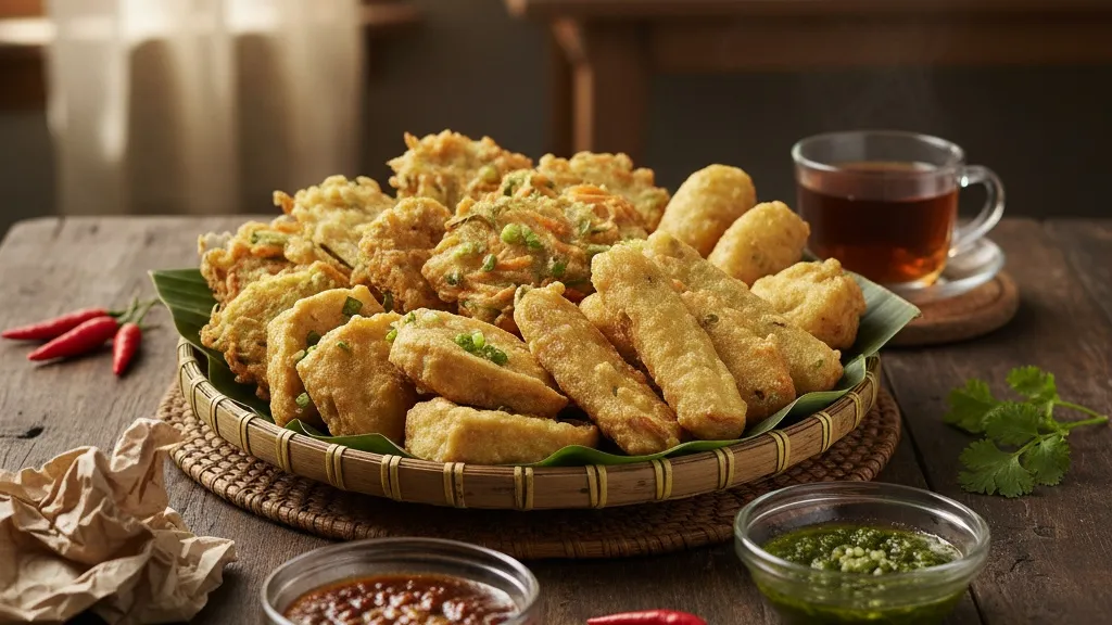 Kata-Kata Bijak Lucu Seputar Gorengan (c) Ilustrasi AI