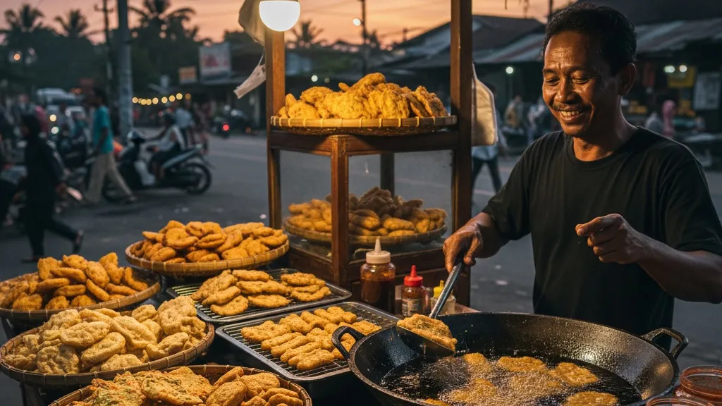 Trend Kata-Kata Plesetan Gorengan di Media Sosial (c) Ilustrasi AI