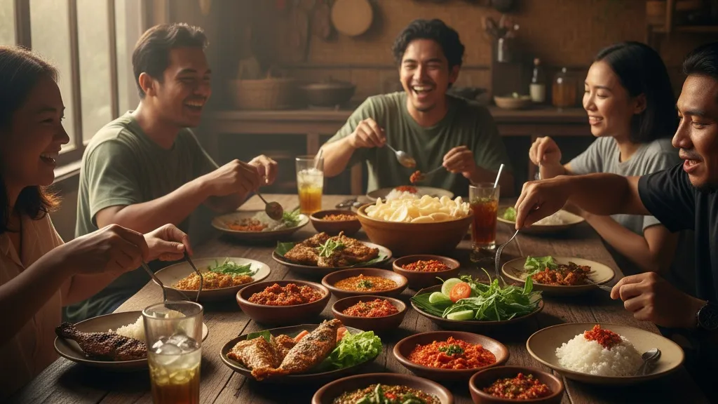 Manfaat Humor Sambal dalam Kehidupan Sehari-hari (c) Ilustrasi AI