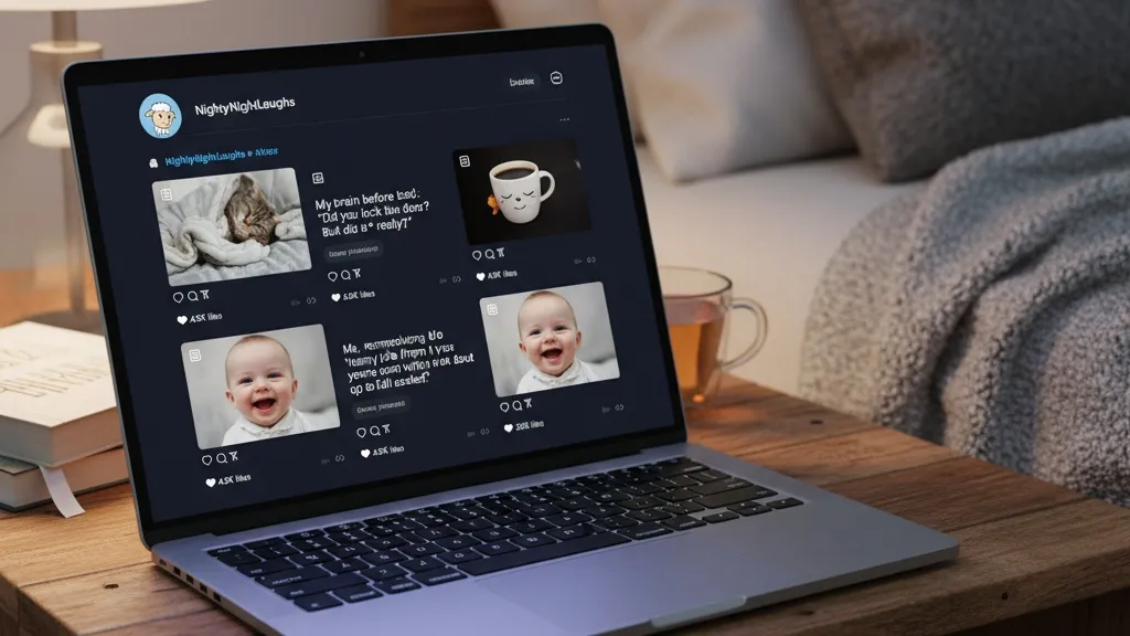 Tren dan Evolusi Kata-kata Lucu Tidur di Media Sosial (c) Ilustrasi AI