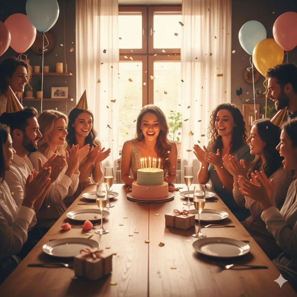 Manfaat Menggunakan Kata Kata Lucu Ultah (c) Ilustrasi AI