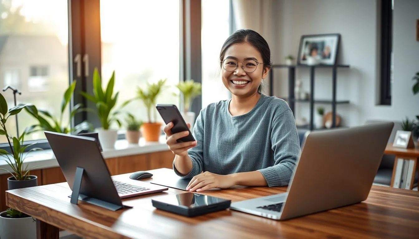 Platform Media Sosial Favorit untuk Berbagi Kata-Kata Lucu (c) Ilustrasi AI