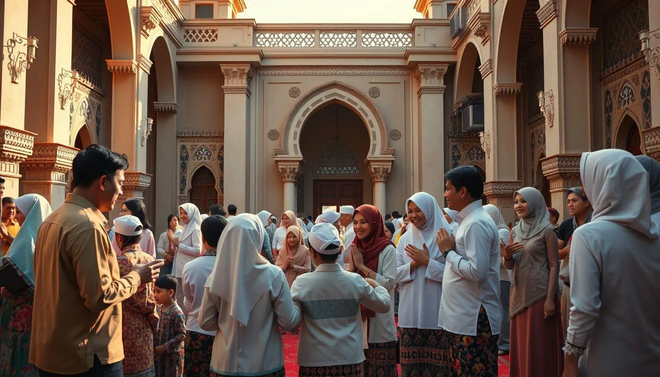 Kata Kata Minal Aidin Wal Faizin Singkat dan Bermakna (c) Ilustrasi AI