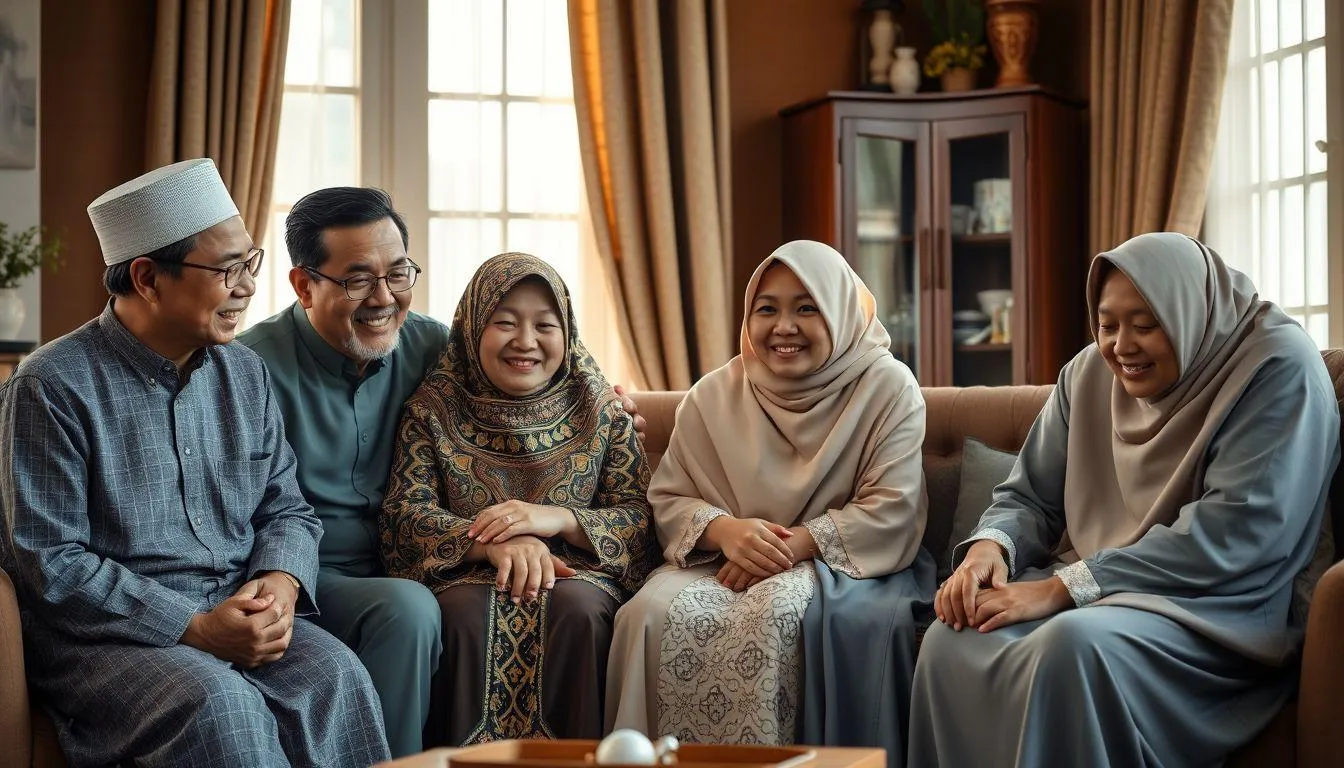 Kata Kata Mutiara Halal Bihalal untuk Keluarga (c) Ilustrasi AI