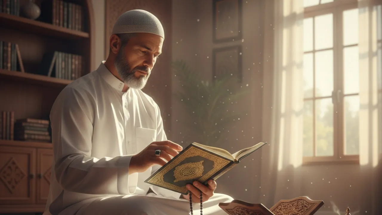 Keutamaan dan Manfaat Membaca Al-Quran (c) Ilustrasi AI