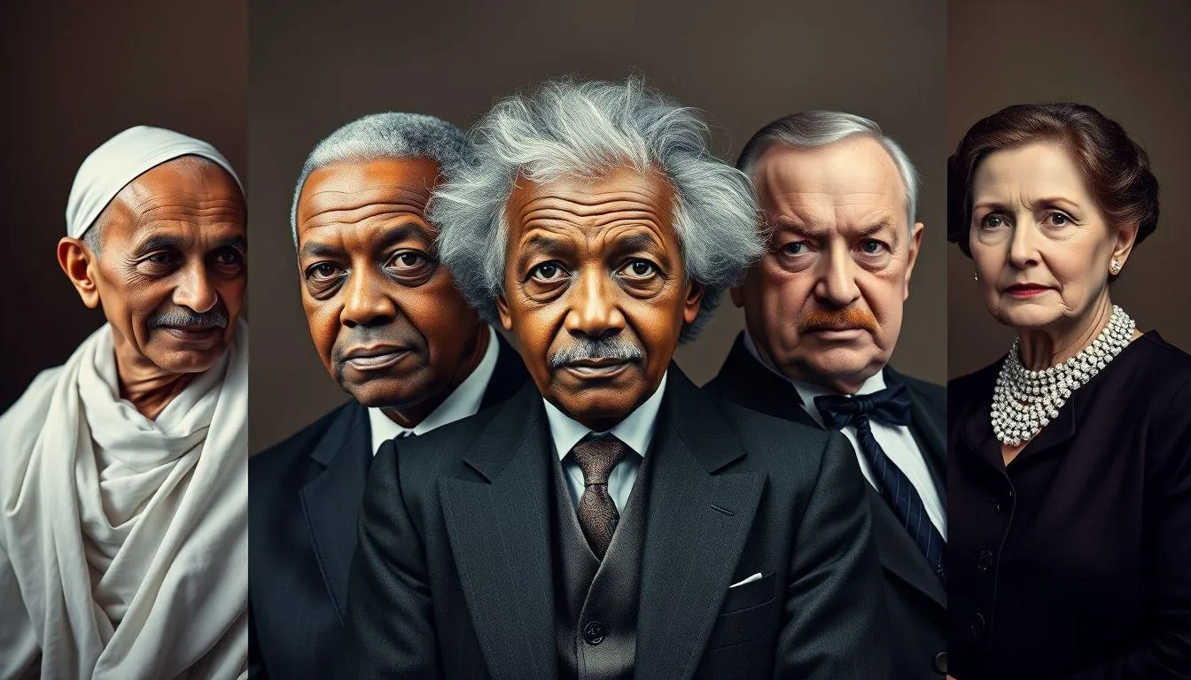 Tokoh Dunia dan Kata Mutiara Inspiratif Mereka (c) Ilustrasi AI