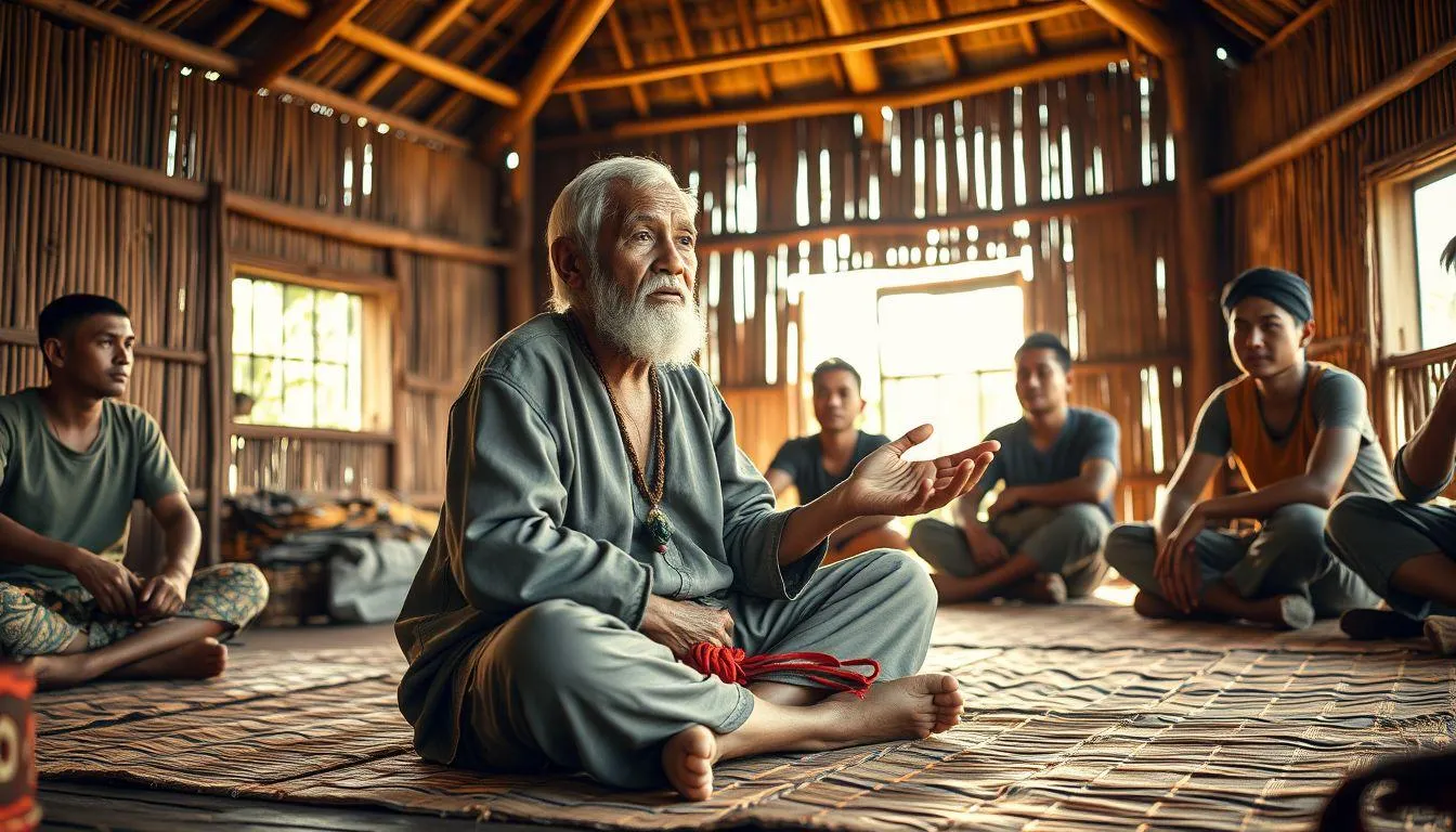 Kata-Kata Bijak Orang Timur dalam Bahasa Sasak (c) Ilustrasi AI