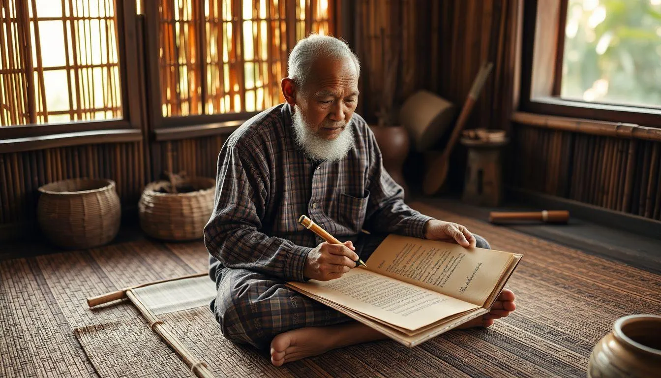 Pengertian dan Makna Kata Kata Pantun Motivasi (c) Ilustrasi AI