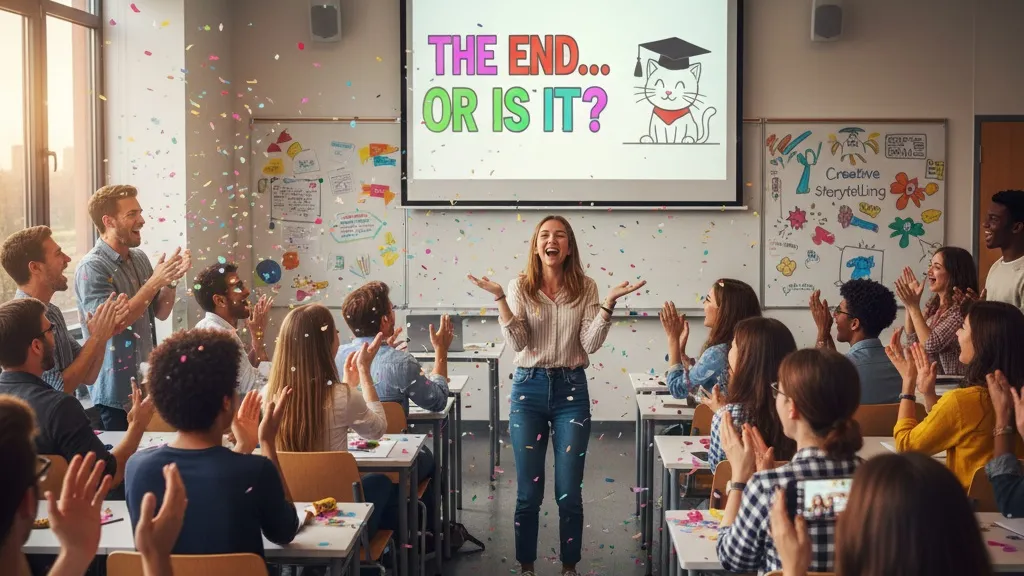 Jenis-Jenis Kata-Kata Penutup Presentasi Lucu (c) Ilustrasi AI