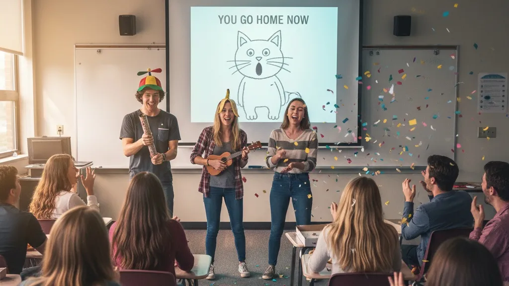 Contoh Kata-Kata Penutup Presentasi Lucu untuk Berbagai Situasi (c) Ilustrasi AI