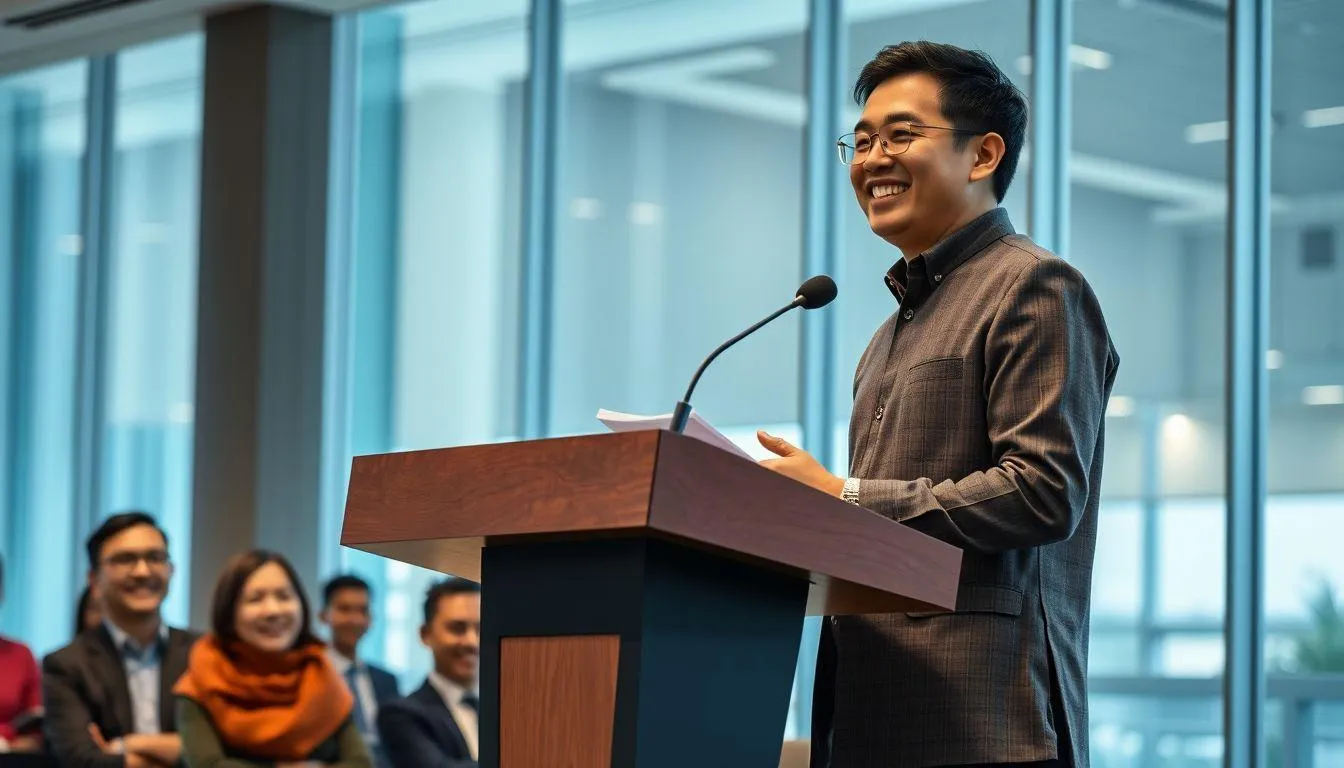 Pantun Lucu sebagai Penutup Presentasi (c) Ilustrasi AI