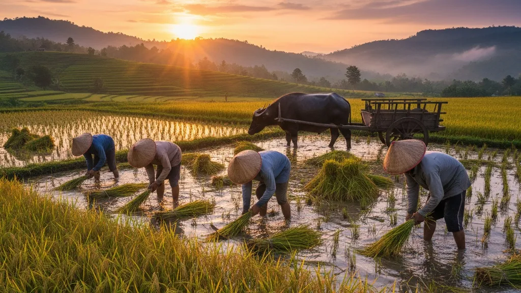 Tips Menggunakan Kata-Kata Petani Lucu di Media Sosial (c) Ilustrasi AI