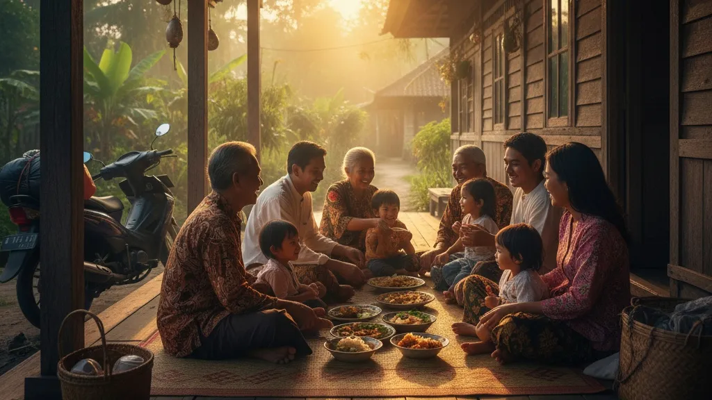 Dampak Positif Humor dalam Tradisi Mudik Indonesia (c) Ilustrasi AI