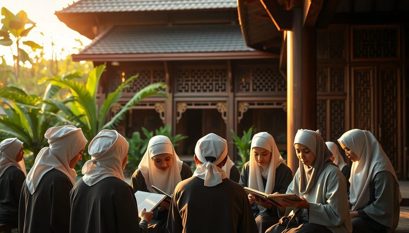 Pengertian dan Makna Kata Kata Selamat Hari Santri (c) Ilustrasi AI