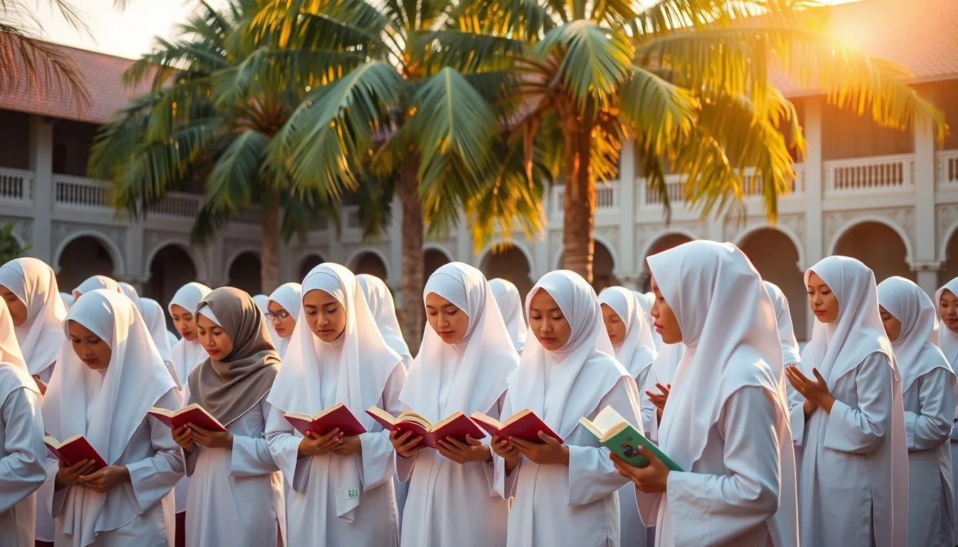 Kata Kata Selamat Hari Santri untuk Media Sosial (c) Ilustrasi AI