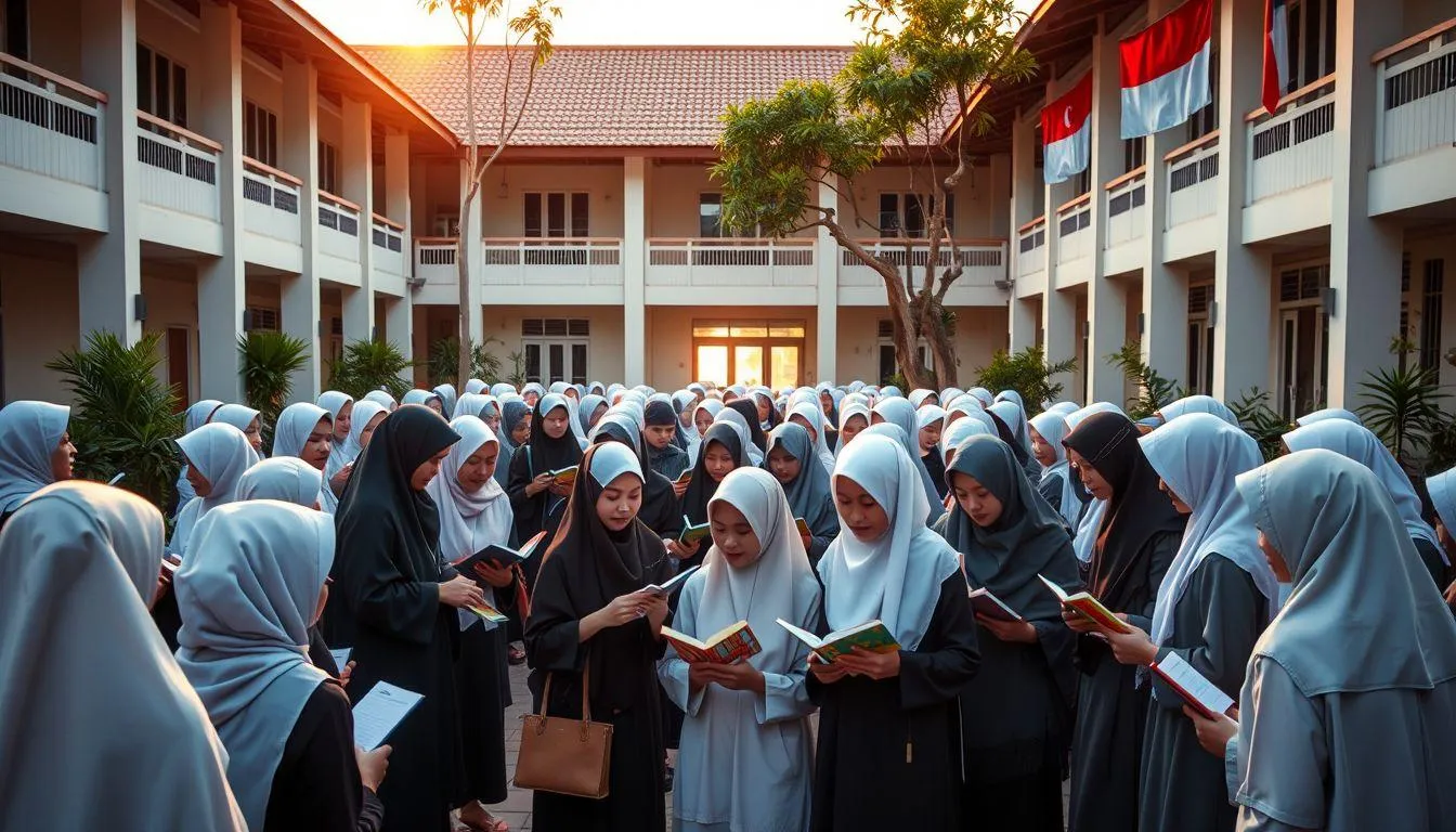 Kata Kata Selamat Hari Santri dalam Bahasa Arab dan Inggris (c) Ilustrasi AI