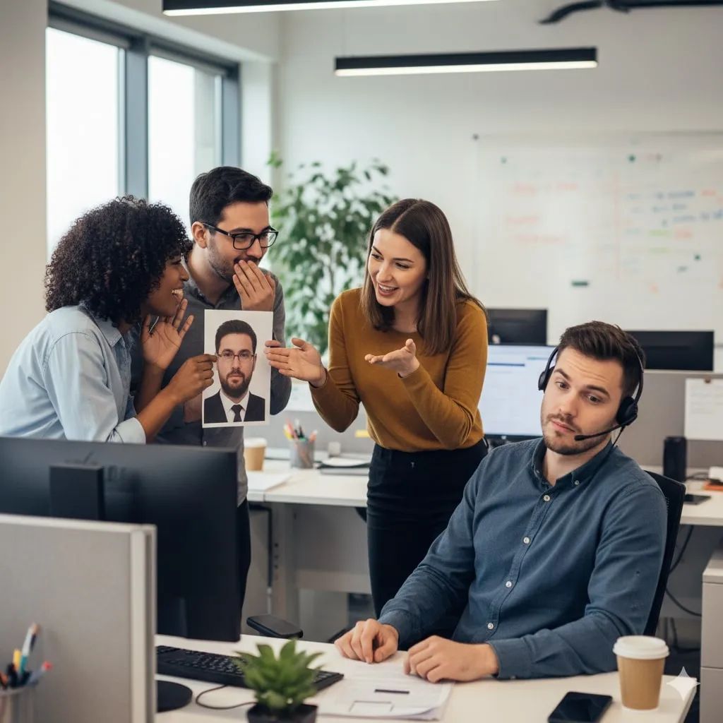 Dampak Positif dan Negatif Sindiran di Lingkungan Kerja (c) Ilustrasi AI