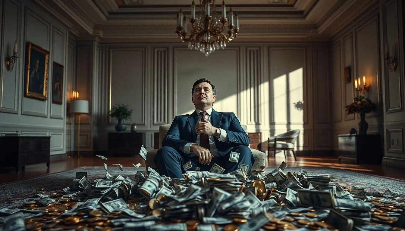 Sindiran tentang Sifat Serakah dan Tamak (c) Ilustrasi AI